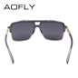 AOFLY Classic Half Metal Sunglasses Men Brand Designer Cool Glasses mirror Fashion Women's Sun glasses Gafas Oculos De Sol UV400