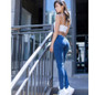 High waist Slim Jeans Women Skinny push up Jeans blue Denim Pencil Pants Stretch Women plus size Jeans Pants Calca Feminina