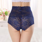 High Waist Lace Underwear Women Briefs Sexy Transparent Underwear Plus Size Thong Ladies Panties Seamless Briefs for Women