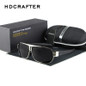 HDCRAFTER Brand Sunglasses for Men Polarized Uv400 Metal Frame Polarized Sunglasses Men Brand Designer Driving Sunglass New