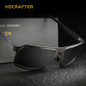 HDCRAFTER Brand Men Sunglasses Polarized Fashion Cool Men Sunglasses Male Driving UV400 Sun Glasses For Men Vintage Gafas De Sol