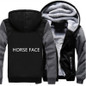 Dropshipping USA Size Men Women Unisex Hoodies Zipper Sweatshirts Jacket Winter Warmth Thicken Hooded Coat