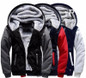 Dropshipping USA Size Men Women Unisex Hoodies Zipper Sweatshirts Jacket Winter Warmth Thicken Hooded Coat