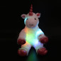 Dropshipping 30cm/40cm LED Lumious Night Light Stuffed Unicorn Stuffed Animals Plush Toys Colorful LED Toys Christmas Birthday