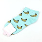 New Cute 11 fruit color love candy color cotton sock summer style women's socks women's thin sock slippers ws85 1pair=2pcs