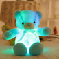 New Creative 50cm Light Up LED Teddy Bear Stuffed Animals Plush Toy Colorful Glowing Teddy Bear Gift for Kids Home Decoration