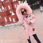 New Coats & Jackets 2016 Parka Hooded Winter Jacket Women Fur Collar Winter Coat Women Zipper Women's Jacket Faux Fur Coat