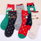 New Christmas Style Socks Women Girl Casual Cotton Socks Ladies Cartoon Cute Unisex Cotton Soft Breathable Autumn Warm Socks