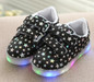 2017 fashion LED light glowing sneakers kids cool breathable Cute boys girls shoes casual classic hot sales baby children shoes