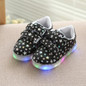 2017 fashion LED light glowing sneakers kids cool breathable Cute boys girls shoes casual classic hot sales baby children shoes