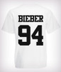 2017 fashion Justin Bieber 94 t Shirt Mens Boy T-shirt Rock Print Cotton streetwear top Tee tops pp brand clothing drake