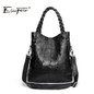 New 2017 Fashion Genuine Leather Women Bag Patchwork Natural Sheepskin Shoulder Bag Famous Brand Women Handbag Casual Tote sac