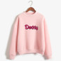 New 2017 Autumn Women Harajuku Hoodies Long Sleeve Letter Printed Kawaii Pink Sweatshirt Casual Female Moletom Cute Pullover