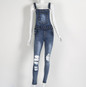 2017 Summer Hole Jeans Denim Jumpsuit Overalls rompers women one piece jumpsuits sexy bodysuit salopette femme long pencil P0952