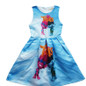 2017 Summer Girl Dresses Trolls Girls Princess Birthday Party Dress Children Trolls Costume Kids Clothes Vestido Trolls Dress