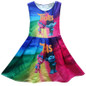 2017 Summer Girl Dresses Trolls Girls Princess Birthday Party Dress Children Trolls Costume Kids Clothes Vestido Trolls Dress