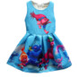 2017 Summer Girl Dresses Trolls Girls Princess Birthday Party Dress Children Trolls Costume Kids Clothes Vestido Trolls Dress