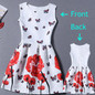 2017 Summer Dress Women Butterfly Sleeveless Casual Dresses Vestido de festa Ladies vintage print plus size jacquard clothing