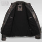 Retro black genuine leather jacket coat men cow leather motorcycle jackets chaqueta moto hombre veste cuir homme cappotto LT1264
