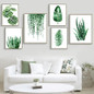 Modern Style Plant Wall Art Painting Canvas Art Picture Painting Print Posters Wall Pictures For Living Room Home Decor No Frame