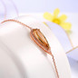 MoBuy MBHI010 Luxury Big Natural Gemstone Citrine Bracelets $ Bangle 925 Sterling Silver Fine Jewelry Rose Gold Plated For Women