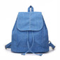2017 New Design Soft Denim Women Backpacks Drawstring Bag School Bags Travel Bag Small Backpack Rucksack Bolsas Mochila Feminina