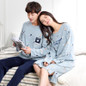 Men Autumn Winter Pajama Sets for Women Cotton Cartoon Sleepwear Homewear Nightwear Couple Pajamas Pyjamas Casual Home Clothing