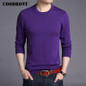 COODRONY Mens Knitted Sweaters Autumn Winter Thick Warm Pullover Men Casual O-Neck Pull Homme Solid Color Jumper Sweater Men 215