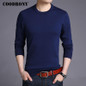COODRONY Mens Knitted Sweaters Autumn Winter Thick Warm Pullover Men Casual O-Neck Pull Homme Solid Color Jumper Sweater Men 215