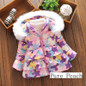 2016 baby girls clothes winter warm down coat long sleeve hooded jacket Thicken outerwear kids clothing fashion girls coat