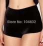 2015 Velvet Black Bummers High Waist Women Shorts Saia Ladies High Waisted Velvet Fashion Shorts  Black Red Blue PLUS SIZE