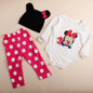 2015 New Fashion Baby Boy Clothing Set (Romper+Hat+Pants) Infant Newborn Baby Girls Clothes Suit Roupas De Bebe Jumpsuit