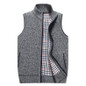 Mwxsd brand Autumn Winter men's Wool sleeveless Cardigans Vest Sweater Men Casual Cashmere knitted Waistcoat for male