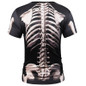 Mr.1991INC Europe America Fashion Men/Women T-shirt 3d Print Skeleton Skulls T-shirt Summer Tops Tees Brand T shirt
