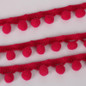20MM 5 yards/lot Satin Lace Ribon Pom Pom Decoration Pompom Trim Ball Fringe Lace Ribbon DIY Apparel Cloth Sewing Accessories