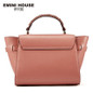 EMINI HOUSE Stylish Knitting Handle Shoulder Bag Split Leather Crossbody Bags For Women Luxury Handbags Women Bags Designer