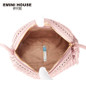 EMINI HOUSE Hand-Woven Genuine Leather Shell Bag Women Crossbody Bags Fashion Shoulder Bag Luxury Lady Messenger Bags