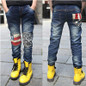 New spring autumn children's clothing boys baby jeans children trousers pentagram, boys jeans+boys ripped jeans