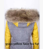 Autumn and winter women's faux Fox raccoon fur collar fur cap down coat overcoat collar winter thicken warm muffler scarf