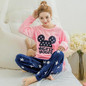 Autumn and Winter Women Pyjamas Sets Thick Warm Coral Velvet Suit Flannel Long Sleeve Female Cartoon Bear Animal Pants Sleepwear