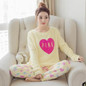 Autumn and Winter Women Pyjamas Sets Thick Warm Coral Velvet Suit Flannel Long Sleeve Female Cartoon Bear Animal Pants Sleepwear