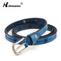 HIMUNU New Fashion Summer Style Genuine Leather Belt For Women Pin Buckle Waist female Dress Belts Hollow Out Design Women Belt