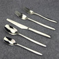 High-grade Rose Gold Matte Black Gold Stainless Steel Flatware Set Dinnerware Cutlery