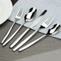 High-grade Rose Gold Matte Black Gold Stainless Steel Flatware Set Dinnerware Cutlery