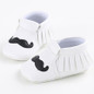 Cartoon Mustache PU Leather Baby Moccasins Soft Soles Non-slip Baby First Walkers Newborn Baby Boys Shoes Infant Girl Crib Shoes