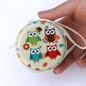 Cartoon coin purse Owl painting graffiti key bag children wallet women headphones box Kid Change purse Ladies coin wallet pouch