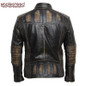 MAPLESTEED Motorcycle Leather Jacket Men Vintage Genuine Leather Jacket 100% Cowhide Punk Leather Jackets Motor Biker Coat 090