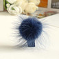 LNRRABC Kids Girls Elastic Hair Bands Hair Clip Faux Fur Mink Ball Headbands Baby Hairband Women Headwear Hair Accessories