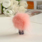 LNRRABC Kids Girls Elastic Hair Bands Hair Clip Faux Fur Mink Ball Headbands Baby Hairband Women Headwear Hair Accessories
