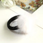 LNRRABC Kids Girls Elastic Hair Bands Hair Clip Faux Fur Mink Ball Headbands Baby Hairband Women Headwear Hair Accessories